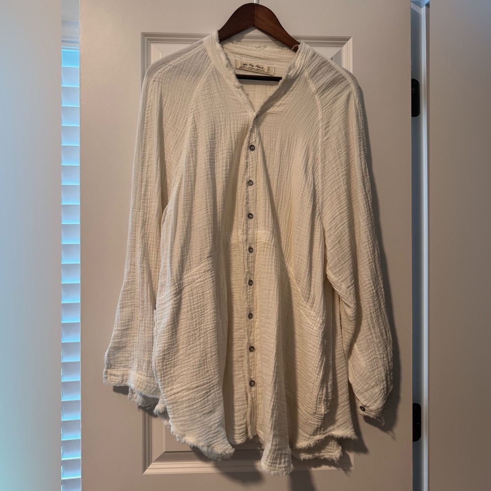 Free People Oversized Buttondown